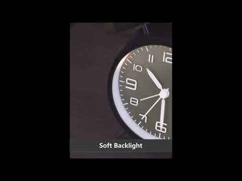 Non Ticking 4″ Twin Bell Alarm Clock