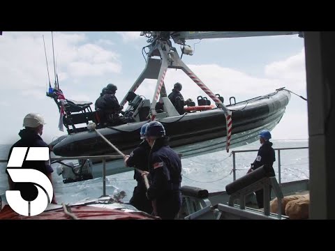 Man Overboard! HMS Duncan Seaman Is Knocked Overboard | Warship: Life At Sea | Channel 5