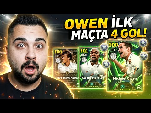 OHA! OWEN İLK MAÇINDA 4 GOL!! 😱 107 MAKALELE, 106 OWEN & MCMANAMAN TOP AÇILIMI + DENEME!