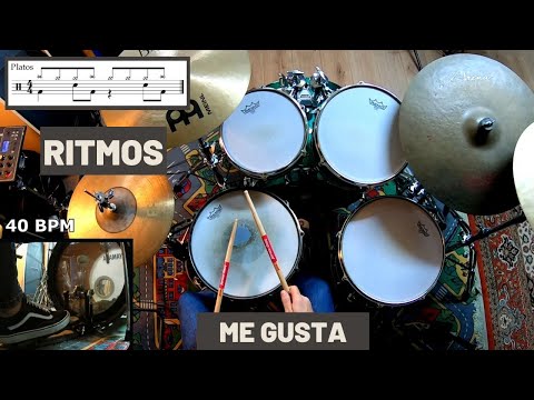 RITMOS de ME GUSTA en BATERÍA – Rulo y la Contrabanda (10 Ritmos Fáciles)