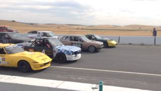 24 Hours Of Lemons - Vodden the Hell Are We Doing? race start hyperlapse
