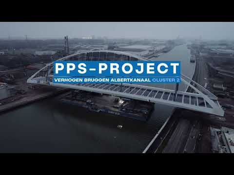 Plaatsing Hoogmolenbrug Schoten