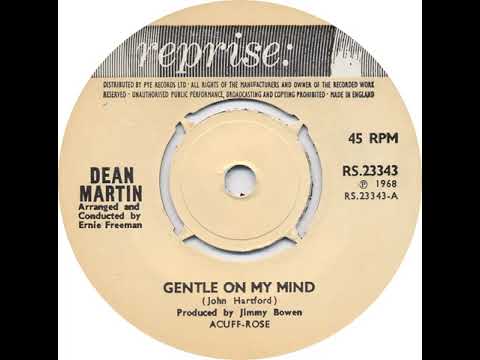 UK New Entry 1969 (20) Dean Martin - Gentle On My Mind