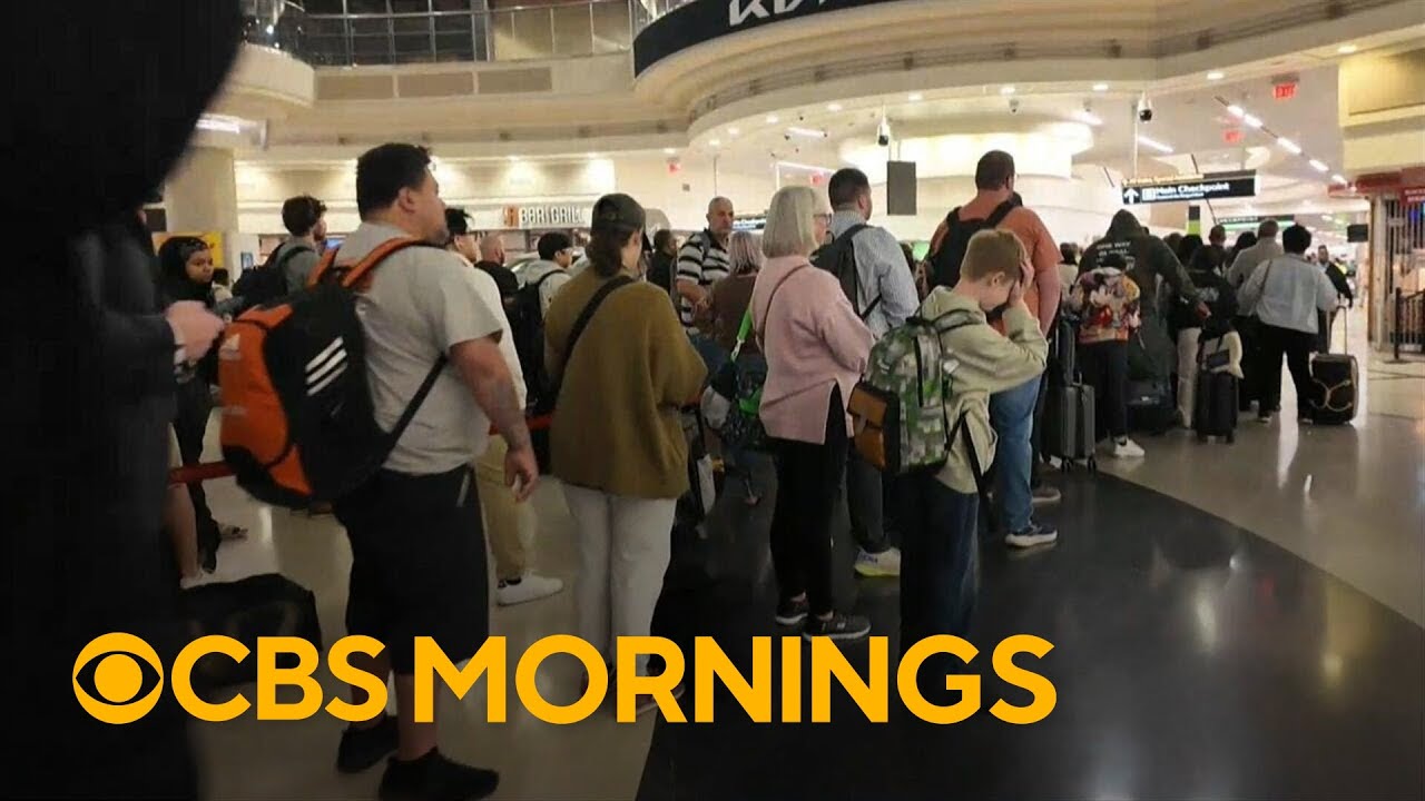CBS News joins TSA lines at 2 major airports to track wait times