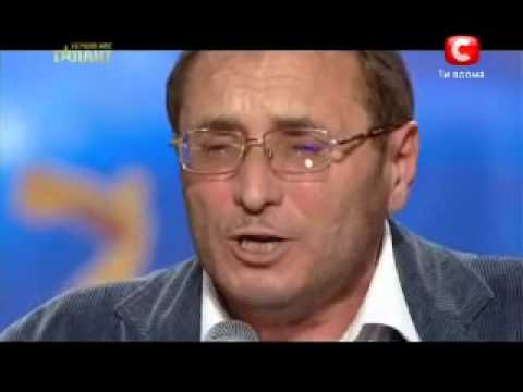 Украина мае талант (5) - Анатолий Пахомов (Ti si mi u krvi)