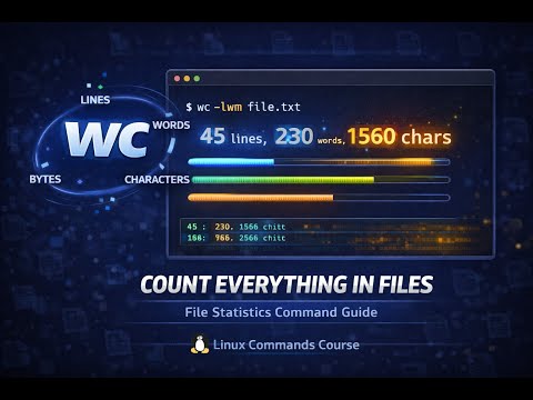 wc Command Tutorial: Count Words, Lines & Characters in Linux (Git Bash)