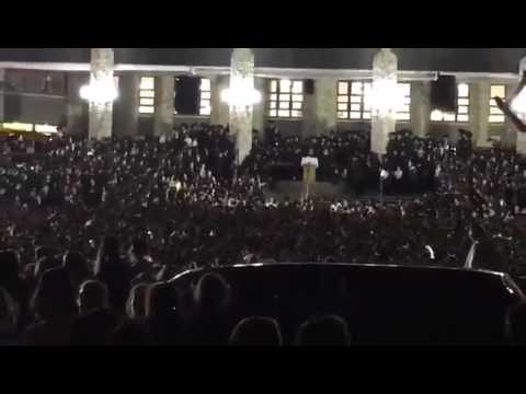Dancing And Bagleiten Of The Rebbe After Shavuos 5777 In Kiryas Joel
