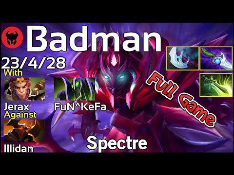Badman plays Spectre!!! Dota 2 Full Game 7.20