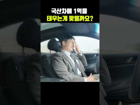 1억으로, 수입차 대신 국산차 사는게  맞을까요..?