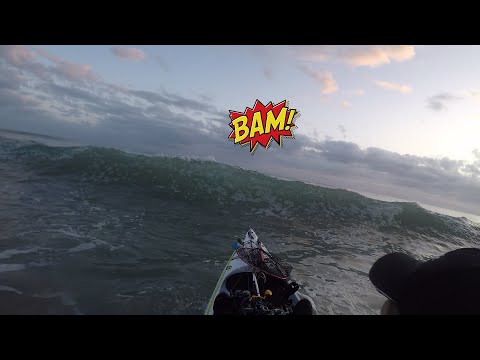 Kayak Fishing Tips - How to Launch ( Shorebreak Surf )
