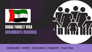 DUBAI FAMILY VISA | Sponsor your family Member to stay in UAE using your own Residence Visa