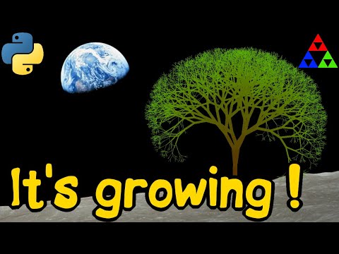 Grow Fractals in Python! Turtle Graphics