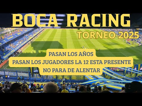 BOCA RACING 2025  PREVIA Y POST PARTIDO LA UNICA HINCHADA DE PRIMERA