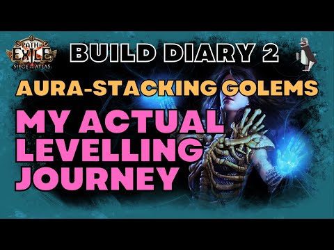 [POE 3.17] My Actual Levelling Journey | Aura Stacking Carrion Golems | Archnemesis Path of Exile