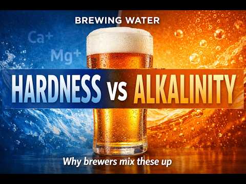Brewing Water 101 - Part 4 - HARDNESS vs ALKALINITY - Brew consistently  PERFECT BEER! #brewingbeer