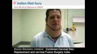 Mr. Kevin Steven, Ireland patient video testimonial India