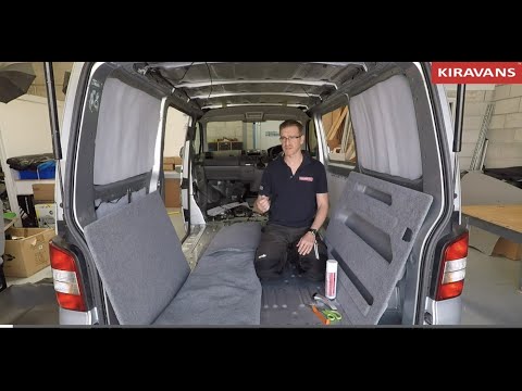 How to Professionally Carpet Line a Campervan Conversion - VW T5/T6
