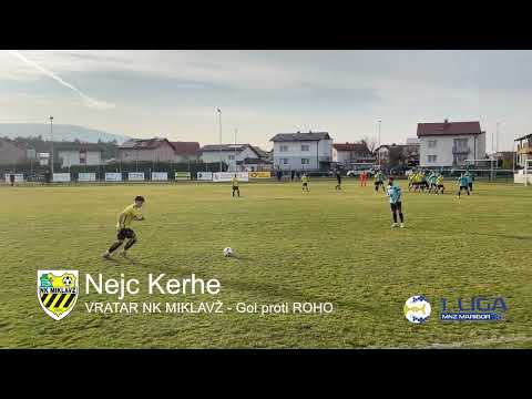 ⚽ GOL: Vratar Nejc Krhe | MIKLAVŽ 1 : 1 ROHO v 96' | MNZ Maribor
