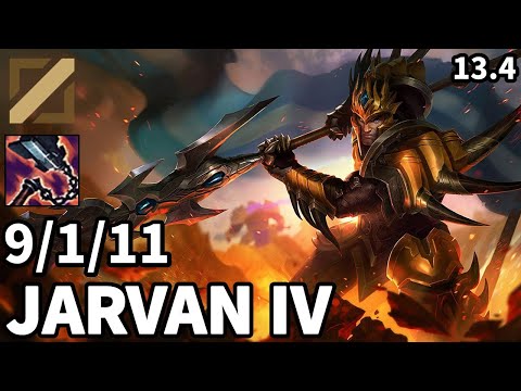 Jarvan IV Mid vs Ahri - EUW Grandmaster | Patch 13.4