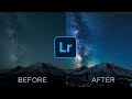 How To Edit Astrophotography and Milky Way Photos | Adobe Lightroom