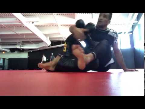 Solo Arm-Bar Drills with Dummy by Cobrinha