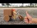 DIY Delivery Robot From Ice Cream Stick Electric Bike