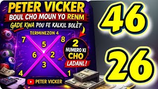2 Boul cho 💰Bolet Jodi a 14 Mars Nimero Kap soti San Rate Tiraj Pwobabilite Pou Fè Bingo loto 4