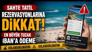 Sahte Tatil Rezervasyonlarına Dikkat En Büyük Tuzak IBAN’a Ödeme