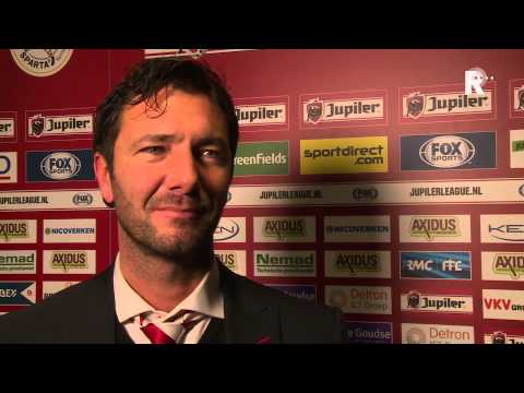 Peter van den Berg na afloop van Sparta - FC Eindhoven