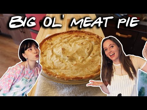 在我的朋友離開日本之前,和她一起烤一個派 (Baking a Pie with my friend before she leaves Japan)