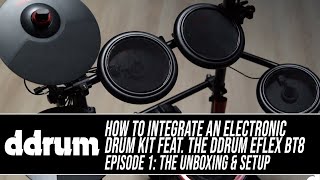Video thumbnail for How to Integrate an Electronic Drum Kit into Your Setup with the ddrum E-Flex BT8 by Performer Magazine