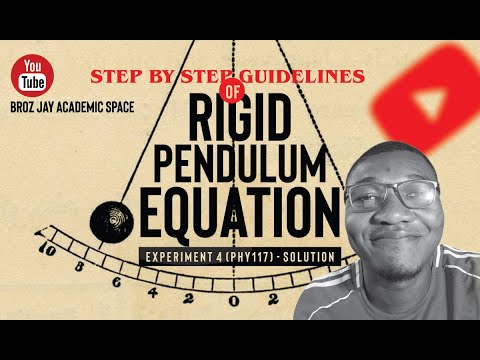 Crucial Steps to Mastering Rigid Pendulum Experiments  (Exp 4) in University Physics #physics