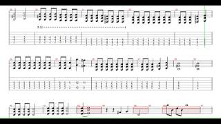 Download lagu The Pretty Reckless Zombie Guitar Pro Tab (Best version) mp3
