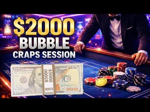 Can the Extremes Save the Day? $2,000 Intense Crapless Bubble Craps Session