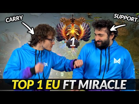 When Miracle- plays Carry and GH Top 1 EU in the same Lane