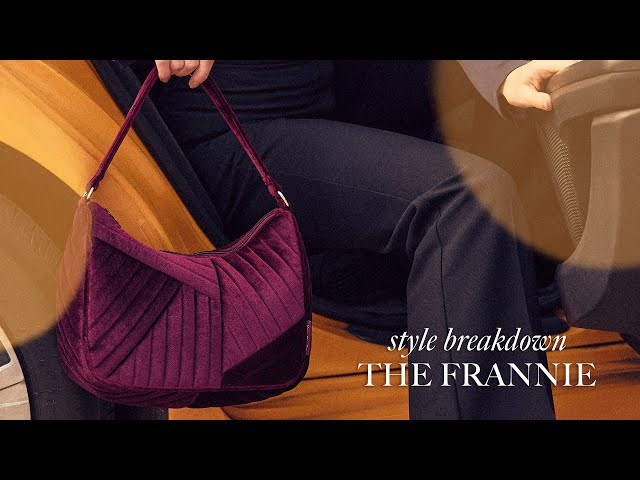 Vídeo relacionado con Vera Bradley Bolso cruzado Frannie Crescent de algodón para mujer, Paisley botánica, Talla única