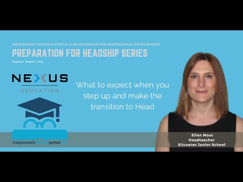 What to expect when you step up and make the transition to Head