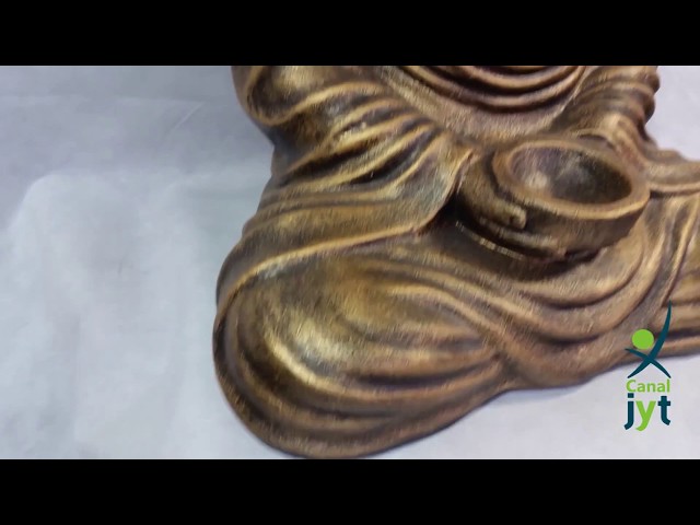 Vídeo relacionado con out of The Blue Figura Decorativa de Buda de polirresina, 11 x 9 x 16,5 cm, en Caja de Regalo