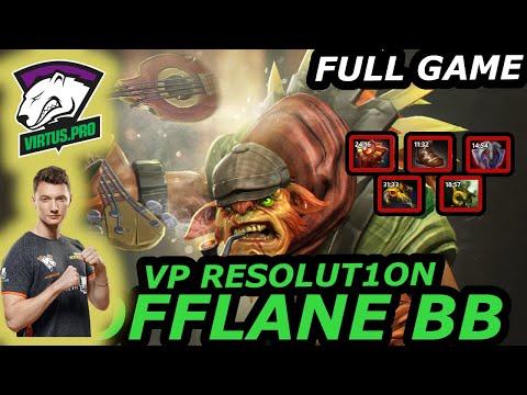 VP RESOLUTION HOW TO OFFLANE BB VS RODJER CIS 9K MMR OFFLANE FULL GAMEPLAY