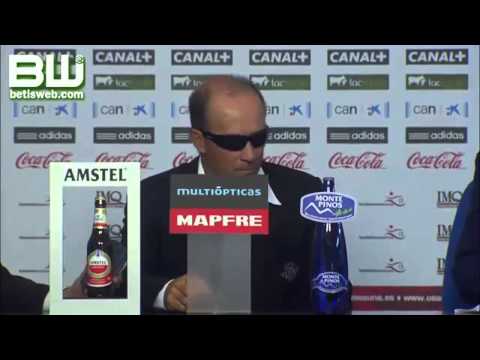 Rueda de Prensa de Gabi Calderón tras el Osasuna - Real Betis (2-1) 2013-2014