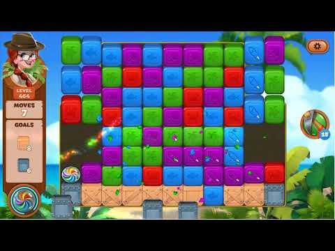 Lost Island Blast Adventure Level 464 - No Boosters