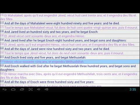 Genesis 05   Learn French Through The Bible