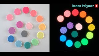 DIY Coloured Glow in the Dark Polymer Clay (FIMO)