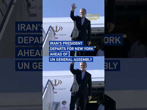 Iran's president departs for New York ahead of UN General Assembly