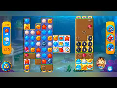 фишдом 2022, 1522 уровень - прохождение без бустеров # Fishdom, 1522  level - no Boosters.