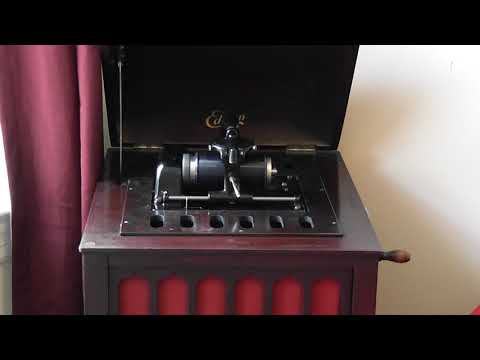 Edison blue amberol cylinder 2104 - "Stars & Stripes Forever March" by Sousa's Band