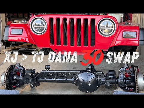 Ultimate Dana 30 Jeep XJ Front Axle Swap On My Jeep Wrangler TJ : Suspension Upgrades & Axle Mods