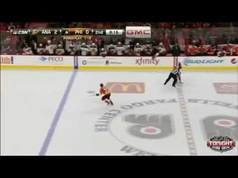 Game 4. Philadelphia Flyers vs Anahaim Ducks (14 october 2014)