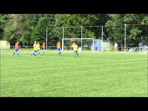 Blauw Geel'55 7 - Ede/Victoria vv 2 (22-08-2015)