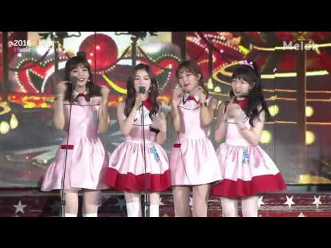 161119 Red Velvet (레드벨벳) -  Best Music Video Award @ Melon Music Awards 2016